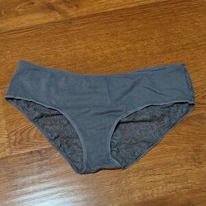 Victoria's Secret Charcoal Lace Panties